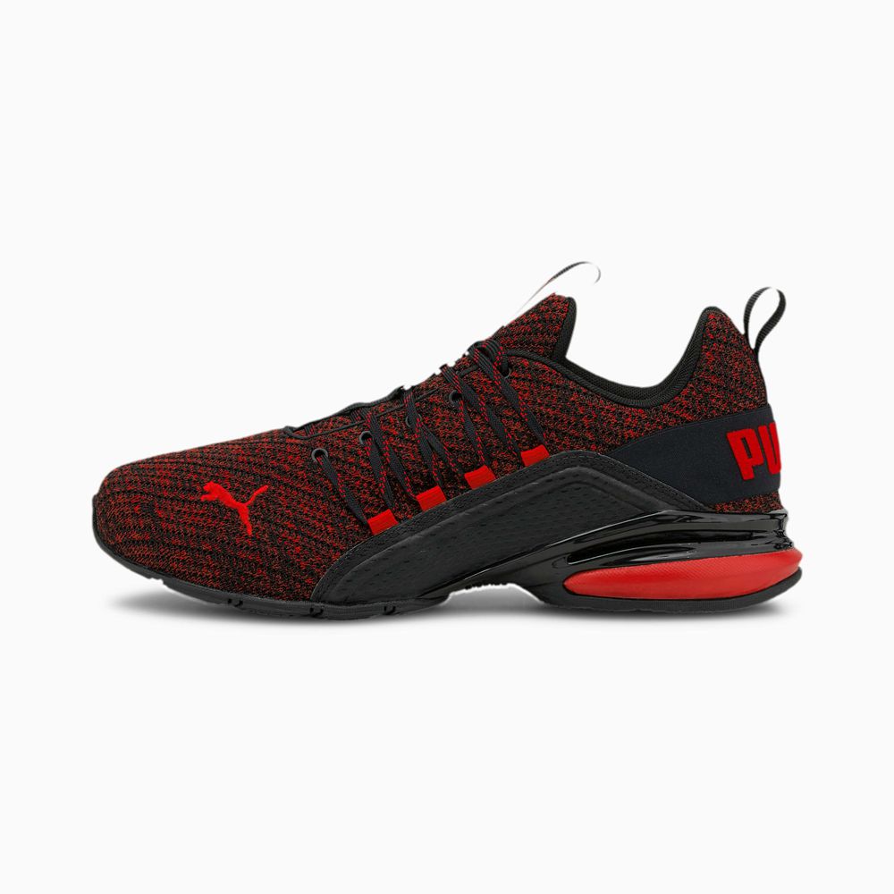 Puma Axelion Ultra Férfi Futócipő - Fekete/Piros ( Hungary - LXUKP8371 )